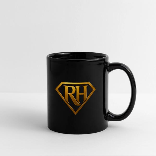 Robin Henderson Tasse mit goldenem RH-Logo